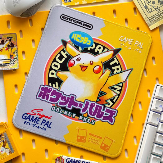 pkm yellow mousepad